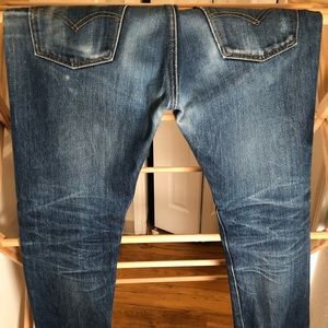 Perfectly broken in Levi’s 501 STF